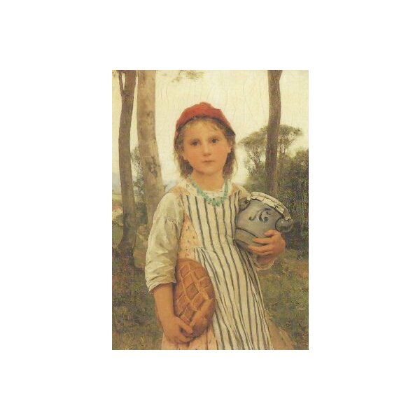 Albert Anker. Rotkäppchen, um 1883. KK