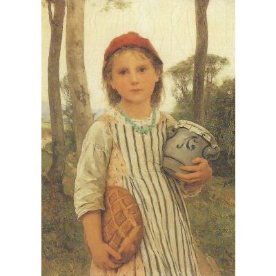 Albert Anker. Rotkäppchen, um 1883. KK