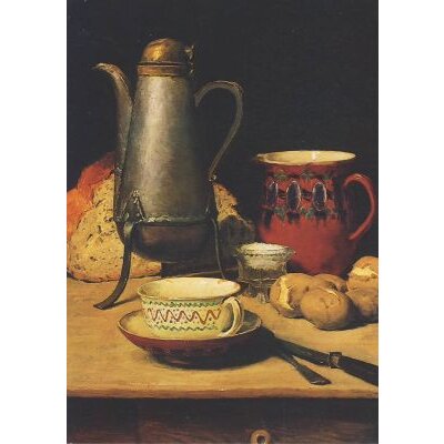 Albert Anker. Stilleben, Kaffee und Kartoffeln, um 1896. KK