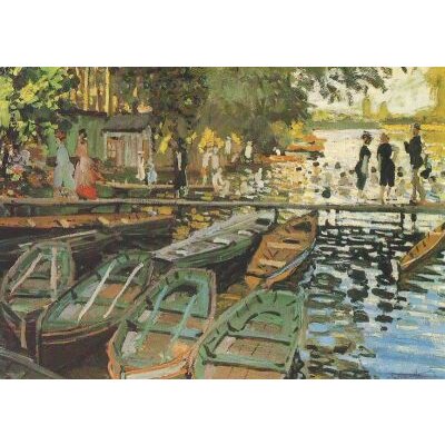 Claude Monet. Badende in "La Grenouillére.
