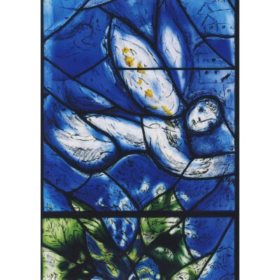 Marc Chagall. Engel, Chorfenster, Pfarrkirche St. Stephan