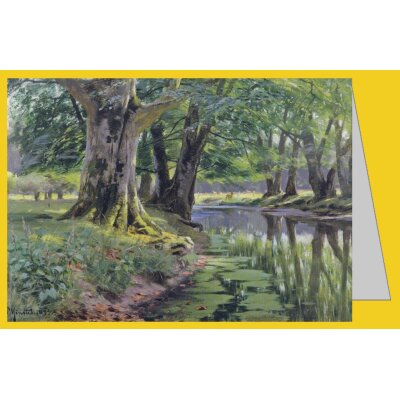 Peder Mønsted. Sommer am Waldbach