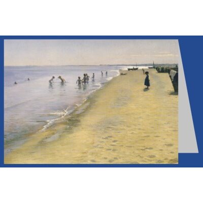 Peder Severin Krøyer. Sommertag am Südstrand...