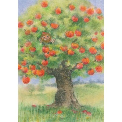 Sanne Dufft. Wichtel im Apfelbaum