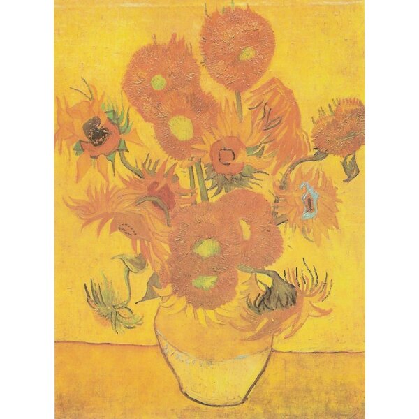 Vincent van Gogh. Vierzehn Sonnenblumen in der  Vase, 1888