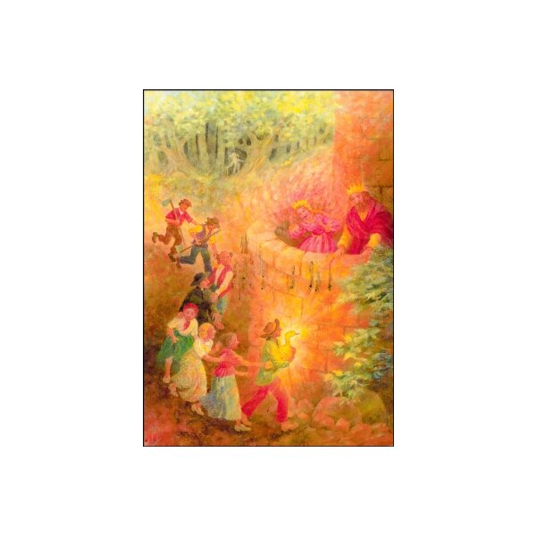 Gabriela de Carvalho. Die goldene Gans. Kunstdruck "E"