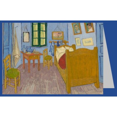 Vincent van Gogh. Vincents Schlafzimmer in Arles, 1889