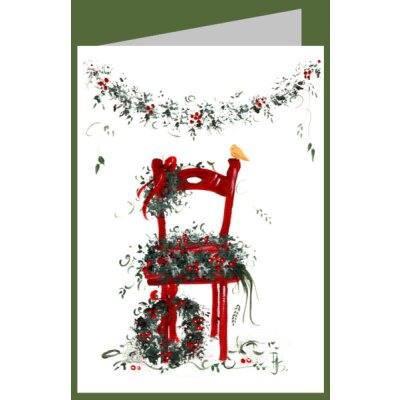 Hildegard Johanna Seeger. Weihnachtsstuhl, 2020
