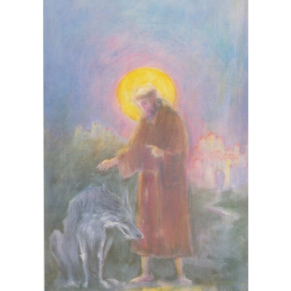 David Newbatt. Sankt Franziskus und der Wolf von Gubbio