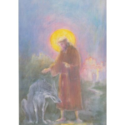 David Newbatt. Sankt Franziskus und der Wolf von Gubbio