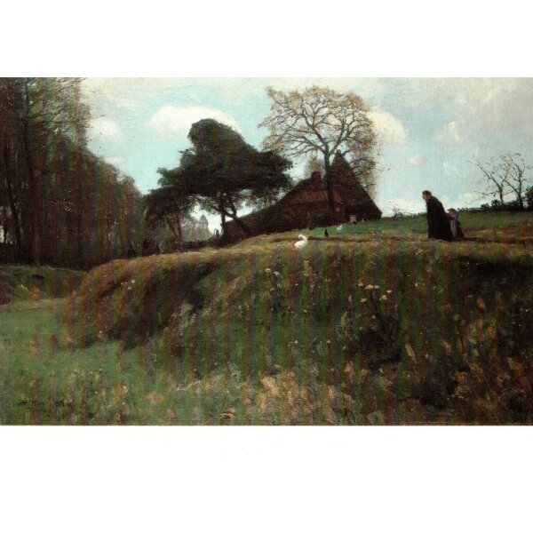 Otto Modersohn. Haus unter Föhren, 1891