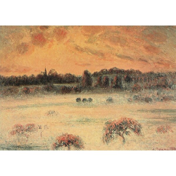 Camille Pissarro. Winterlandschaft