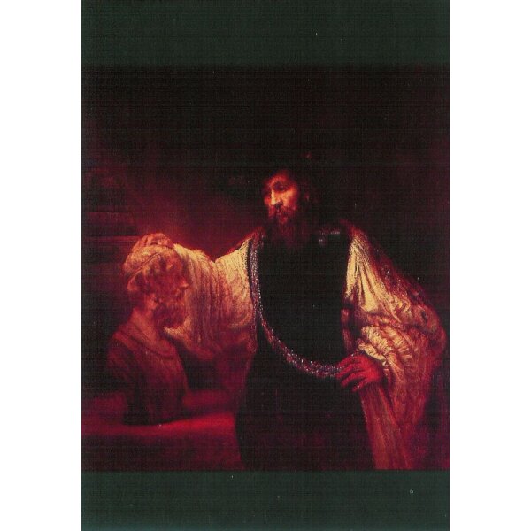 Rembrandt. Aristoteles vor der Büste des Homer, sig. 1653