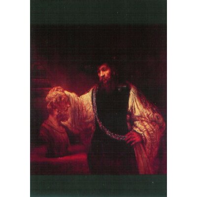Rembrandt. Aristoteles vor der Büste des Homer, sig....
