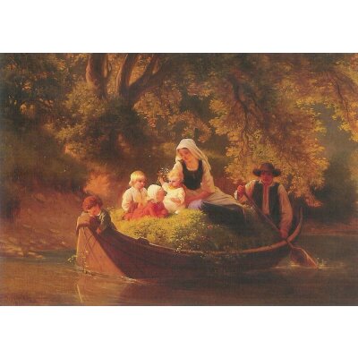 Schalck, E. Idylle am Fluß, 1851