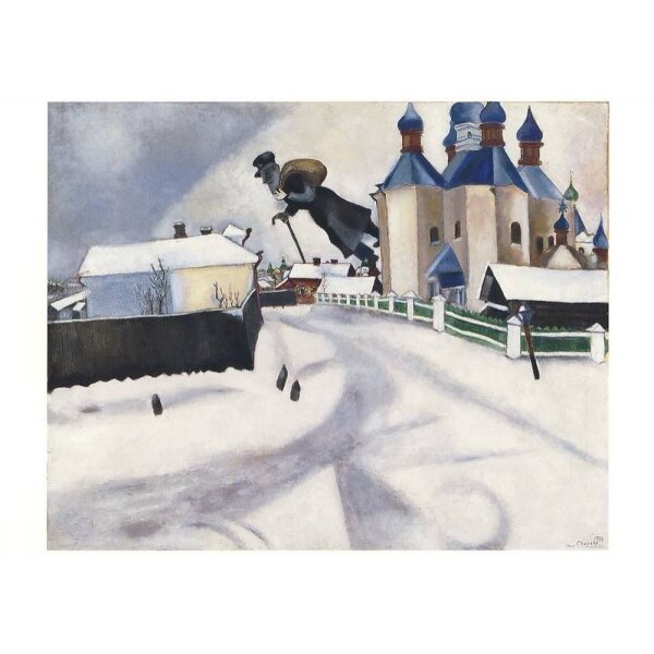 Marc Chagall. Über Witebsk, 1922