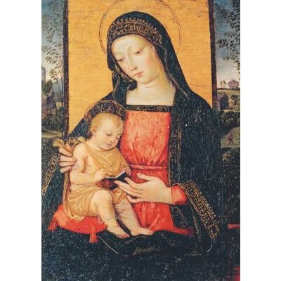 Pinturicchio. Madonna mit dem Kind, 1490