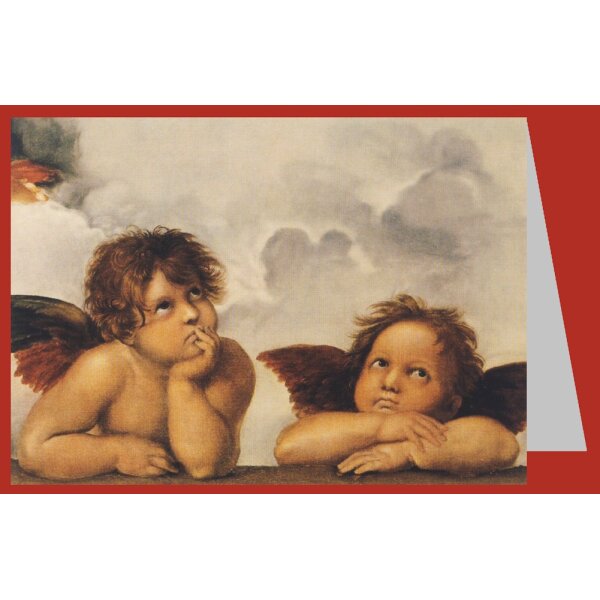Raffael. Zei Engel. (Ausschnitt aus Sixtinischen Madonna).DK