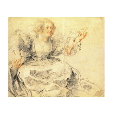 Peter-Paul Rubens. Sitzende junge Frau , 1632