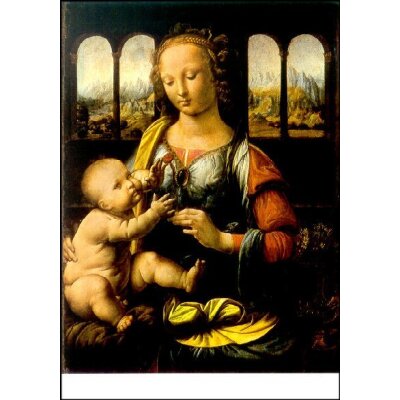 Leonardo da Vinci. Madonna mit der Nelke. KK