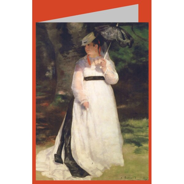 Piere-Auguste Renoir. Lise mit Sonnenschirm, 1867