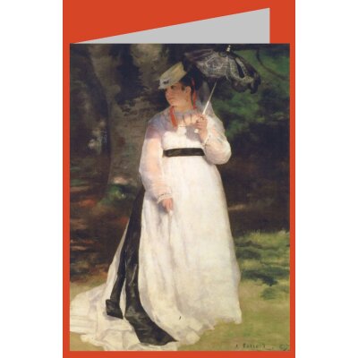 Piere-Auguste Renoir. Lise mit Sonnenschirm, 1867