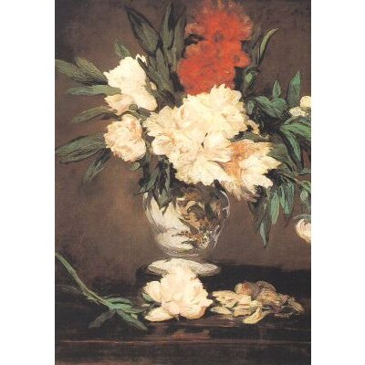 Blumenvase mit Pfingstrosen, Manet