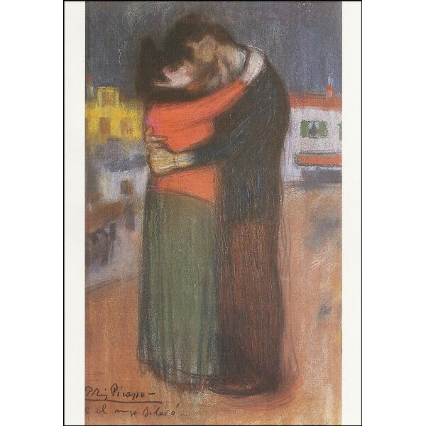 Paplo Picasso. Liebespaar auf der Strasse, 1900