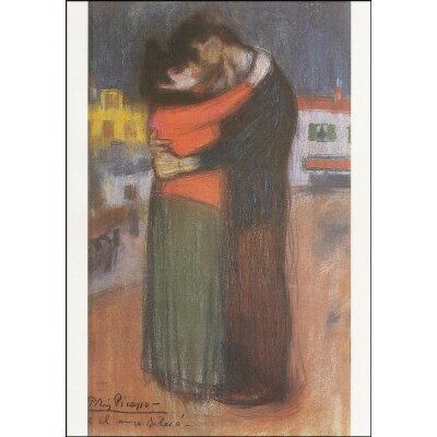 Paplo Picasso. Liebespaar auf der Strasse, 1900