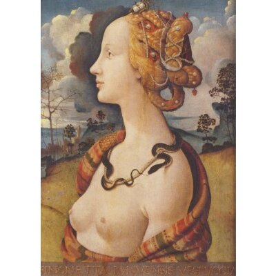 Piero di Cosimo. Porträt der Simonetta Vespucci, um 1480