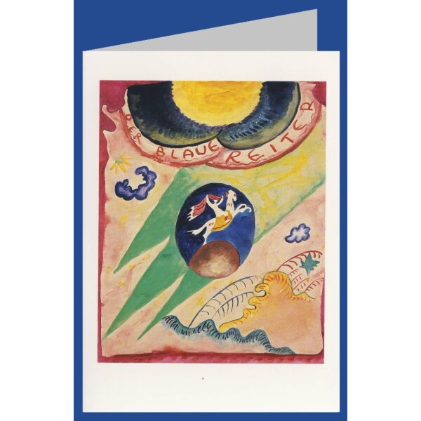 Wassily Kandinsky. Entwurf/Umschlag des Almanachs