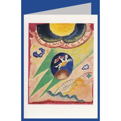 Wassily Kandinsky. Entwurf/Umschlag des Almanachs
