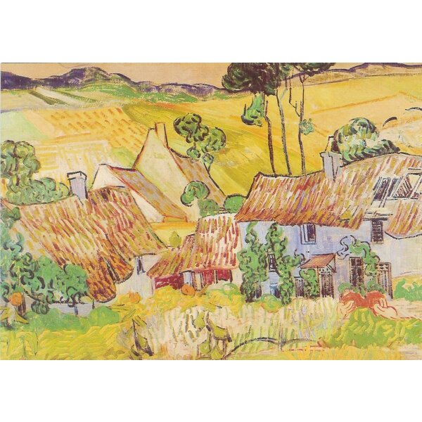 Vincent van Gogh. Bauernhöfe bei Auvers, 1890 (Aussch.). KK