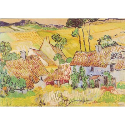 Vincent van Gogh. Bauernhöfe bei Auvers, 1890...