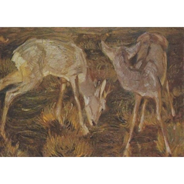 Franz Marc. Rehe in der Dämmerung, 1909