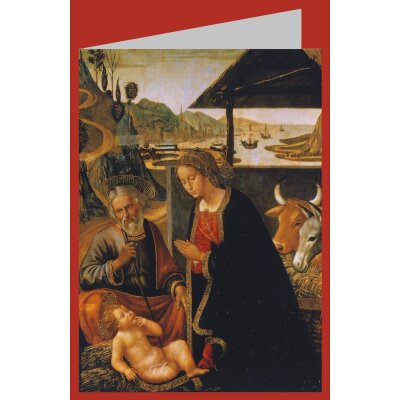Mainardi. Anbetung des Christuskindes, ca 1490
