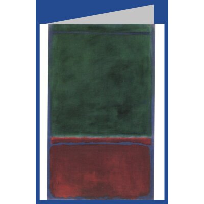 Rothko, Mark. Grün und Kastanienbraun