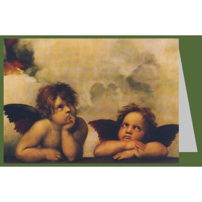 Raffael. Engel aus Sixtinische Madonna, 1512/13