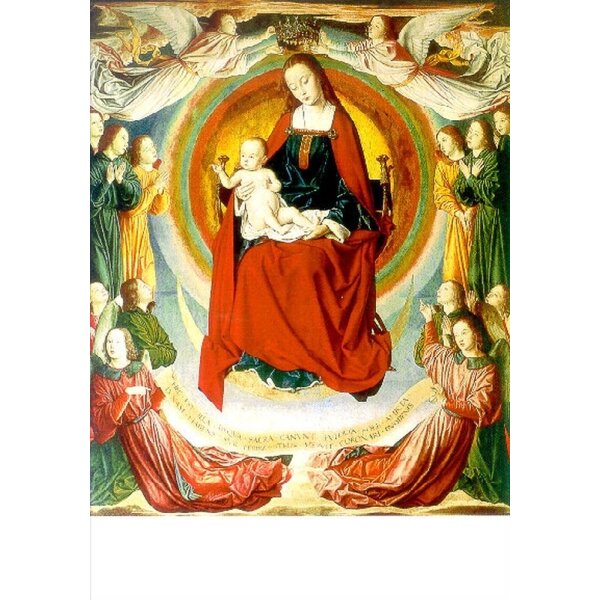 Moulins. Madonna, Mittelbild des Tryptichon