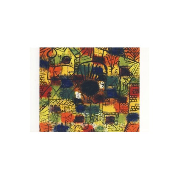 Paul Klee. Komposition mit schwarzem Brennpunkt, 1919