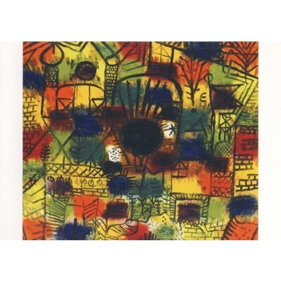Paul Klee. Komposition mit schwarzem Brennpunkt, 1919
