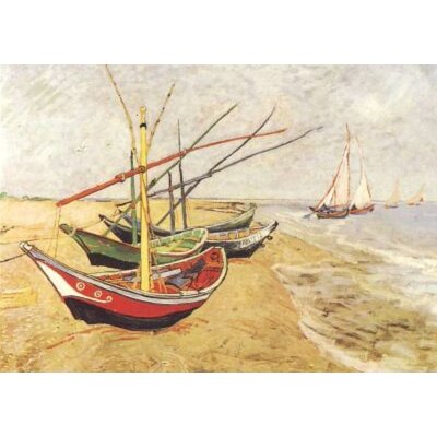 Vincent van Gogh. Die Boote v. Stes. Maries