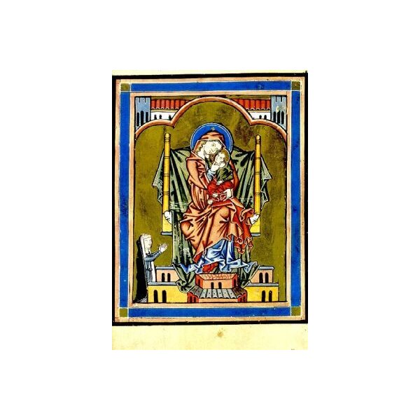 Hohenwart. Madonna mit Kind und Stifterin, Mitte 13. Jh. KK