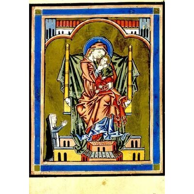 Hohenwart. Madonna mit Kind und Stifterin, Mitte 13. Jh. KK