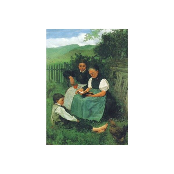 Hans Thoma. Feierabend, 1868. KK