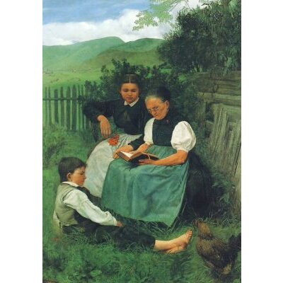 Hans Thoma. Feierabend, 1868. KK