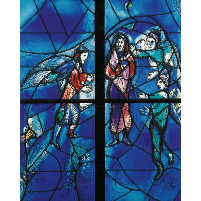 Marc Chagall. Führbitte Abrahams. Chorfenster