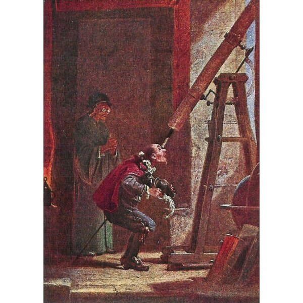 Carl Spitzweg. Der Sterngucker