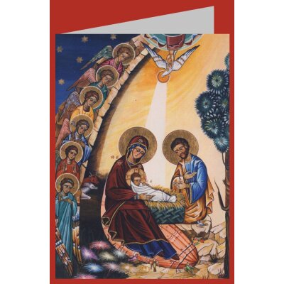 Nonnen des Benediktinerinnenkonvents. Geburt Christi