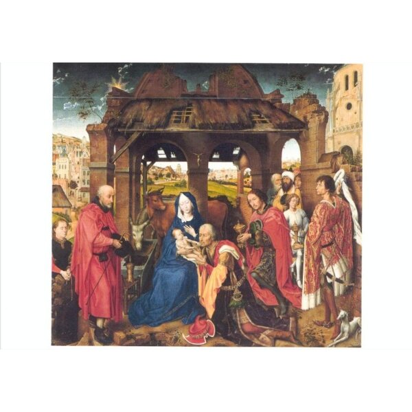 Rogier van der Weyden. Die Anbetung der Könige, um 1455. KK